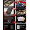 WJPC Gold Foil Tarot Cards with Guide Book Set&Gift Box for Beginner& Expert. Original DesignTarot Decks, Tarot Cards Decks