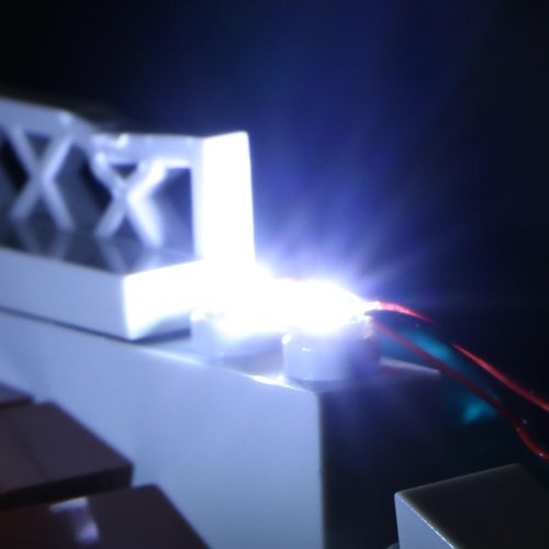 14 Pcs LED Light Bricks Compatible with Lego, Building Blocks Light for Night Light, Model Lighting, Decorative Lighting (White)