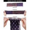 9 Pairs American Independence Arm Sleeves USA Flag Cooling Arm Covers Sun Protection Arm Guards Unisex Sports Basketball Cycling American Fourth of July Ice Silk UV Protection Sleeves