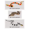 Atralo Service Snake Figures Wild Life Jungle Animal Model Playsets 3 PCS Coral Snake Figurines Party Favors Toys for Boys Girls Kids Toddlers