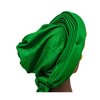 African Women's Turban Hat Stylish Gele Gemstone Headpiece, perfect for wedding parties. Auto Gele HeadtiesNigerian toe cap (Polyester, green)