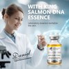Salmon DNA Serum-Pure Marine Collagen Booster - Anti-Aging & Skin Repair Treatment for Wrinkles, Dark Spots & Elasticit， Collagen, Glutathione, Hyaluronic Acid - Improves skin radiance