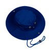 Bucket Hat Hiking Fishing Wide Brim UV Sun Protection Safari Unisex Boonie (Royal Blue, Small/Medium)