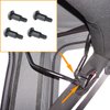 Soft Top Screws Bolts for Jeep,Soft Top Mounting Screws Bolts for Jeep Wrangler TJ JK 1997-2018,Roll Bar to Soft Top Frame Mounts Screws(4Pack)