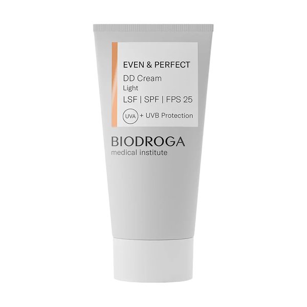 Biodroga Medical Institute - Even & Perfect DD Cream Light SPF 25 30 ml - Face Cream, Complexion Optimisation, UV Protection, Concealing Imperfections, Care Cream, Paraben-Free, Silicone-Free