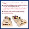 GOTHINK Code Breaker Board Game - Wooden Strategy Game of Codemaker vs. Codebreaker - 2 Player Battle of wits, Color Brain Game - STEM Toys Gift for Kids 8+ Ages and up - Family Games