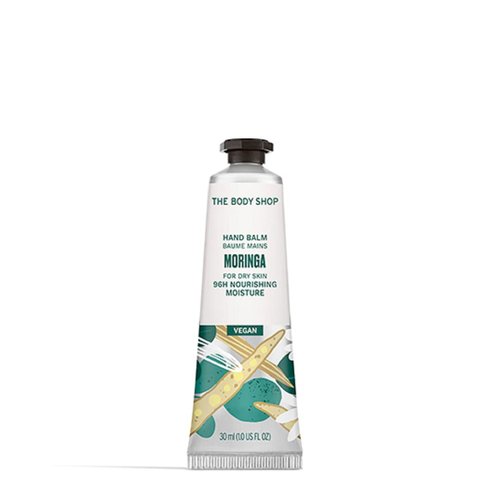 The Body Shop Moringa Hand Cream – Floral Fragrance, On-the-Go Hydration & Protection – 1.0 oz