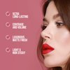 aden Professional An amazing liquid lip color with a matte, velvety finish long lasting color guaranteeing (14 Cranberry) (6ML) MADE IN ITALY