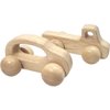 Adventure Awaits! Wooden Push and Pull Toy Set for Toddlers | Montessori Car and Truck Rolling Rattle Toys