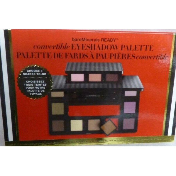 Ready Convertible Eyeshadow Palette 12 Colors Travel set brush included