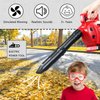 SGQCAR Pretend Play Kids Leaf Blower Toy Tool Garden Set,Outside Construction Work Shop Toy Tool Leaf Blower for Kids That Blows Air with Realistic Sounds and Wind Gift for Boys and Girls