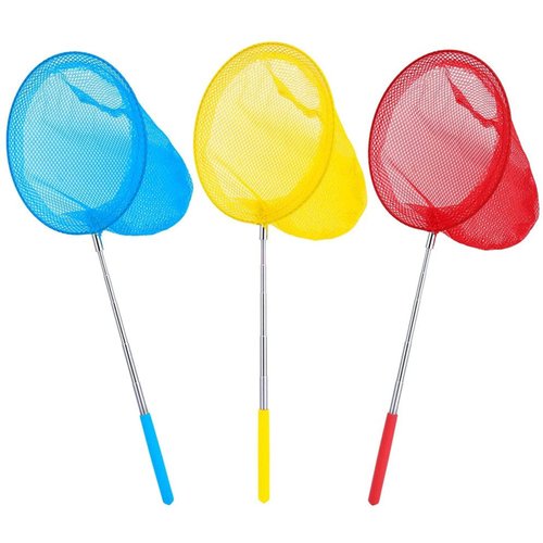 Fishing Net,Butterfly Net Extendable Butterfly bug Garden Insect Bird Net Kids Catcher 3 Packs