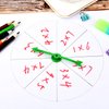 Tatuo 120 Pieces 4 Inch Arrow Spinners Board Game Spinner Plastic Arrow Game Spinners for School Party Supplies, 6 Colors