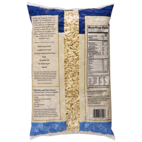 Arrowhead Mills Rice Cereal, Puffed, 6 Ounce