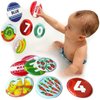 Floating Baby Flash Cards for Bathtub - Learn Numbers, Counting and Colors - Educational Bath Toys for Babies & Toddlers 3 Plus Months (Set of 21)