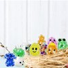 Anditoy 24 PCS Easter Mini Stress Balls Squishies Stress Relief Toys for Easter Basket Stuffers Egg Fillers Gifts Party Favors