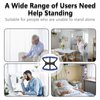 OVIFM Lift Assists Standing Aid-Handicap Bar with None Slip Grip Handles, Portable Lift Aid to Transfer Elderly, Senior, Bariatric, Patient or Disabled Assists Caregiver or Nurse, As Seen On TV - Blue