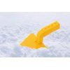 Superio Snow Plastic Trowel for Kids Sand Smoother Toy Snow Sand Beach Toys for Kids- Snow Fort Building Tool for Children, Plastic Spade for Snow (Yellow Triangular)