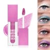 Liquid Eyeshadow Shimmer Eye Shadow Stick Eyeshadow Pencil Base Cream Quick Dry Waterproof Long Lasting Highlighter Eye Shadow Pencil Eyeshadow Multi Colour ake awake undercover colors (Purple)
