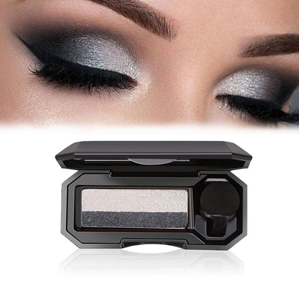 firstfly Perfect Dual Tone Eyeshadow, Waterproof Glitters Eye Shadow Plate, Two Tone Eyeshadow, Long Lasting High Pigmented Eye Makeup (06)