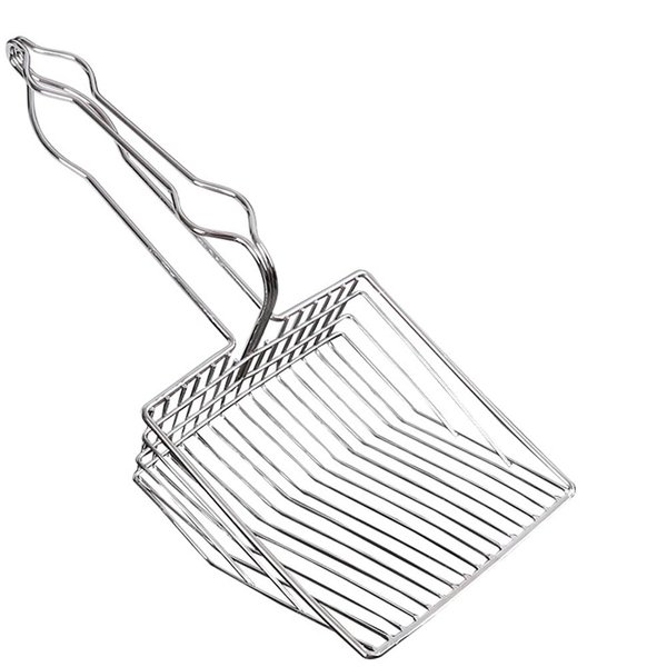 UMUACCAN Beach Shovel for Collecting Shell, Cat Litter Scoop, Medium Size Stainless Steel Cat Litter Scoop, Suitable for Big Cats or Multi-cat Households