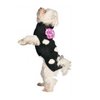 Chilly Dog Black Polka Dot Dog Sweater (X-Small)