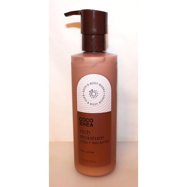 1 x BBW Moisture Replenishing Lotion Wellness Collection PUMP 7.8 FL OZ (7.8 oz, COCO SHEA RICH MOISTURE BODY LOTION)