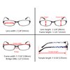 Gr8Sight 3-Pack Reading Glasses With Spring hinges for Women