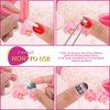 FANDAMEI 45 Pcs Nail Tip Glue Adhesive Nail Glue Tip Nails Acrylic Glue for Nails Tips Make Up, 0.07 oz for Each Glue