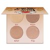LIFUS Highlighter Palette，Highlighter Makeup Palette, Glow Bronzer Highlighter Powder Kit,Face illuminator makeup palette