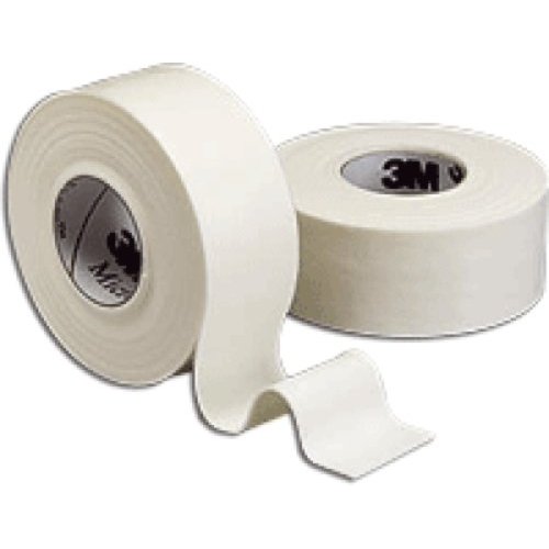 3M Healthcare Microfoam Hypoallergenic Elastic Foam Surgical Tape 4" x 5-1/2 yds (Stretched), Highly Conformable, Water Resistant, Latex-free (Roll of 1 Each)