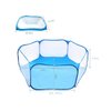 Hamster Foldable Exercise Playpen, Breathable and Transparent Pet Playpen, Indoor/Outdoor Cage Small Animal Fence for Syrian Hamster Rats Chinchillas Rabbit Guinea Pigs Gerbils Hedgehogs Reptiles
