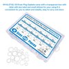 WHALETAIL 550PCS Automotive Oil Drain Plug Gaskets, Aluminum Assortment Crush Washer Kit, M6 M8 M10 M12 M14 M16 M18 M20 M22 M24