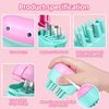 Monster Hair Cutter, Combs Trimmer for Cutting Hairs, Hair Cutter Clippers with Blade, Cute Monster Shapes Hair Comb Cutter, Hair Split End Trimmer (Green & Pink)