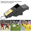 Dilwe Referee Whistle, Loud Whistle for Basketball, Football, Camping, Emergency Calling(Black&Gold)