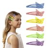 Butterfly Snap Hair Clips Set 6 Pieces Hair Clips for Girls Colorful Metal Clips for Thin Hair No Slip Hair Clip Girls Butterfly Hair Clips
