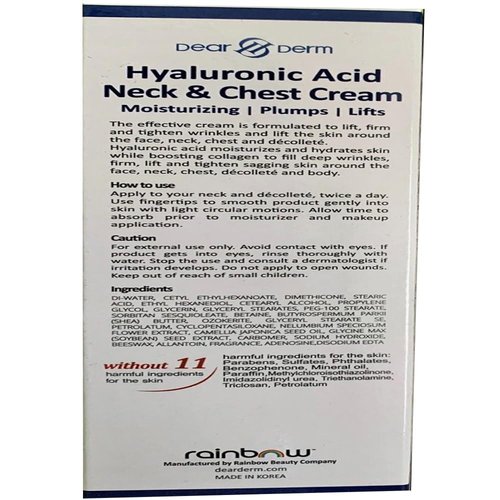 Dearderm Hyaluronic Acid Neck & Chest Cream 3.4fl.oz/100ml