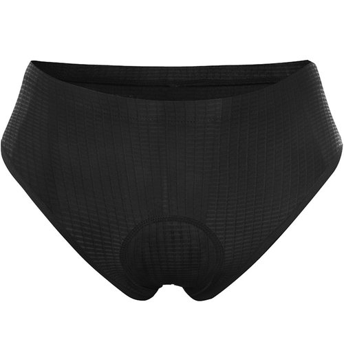 NOOYME Women Bike Underwear Gel 3D Padded Printed Design Bicycle Briefs Cycling Underwear Shorts (Small, Black)