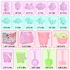 Tagitary Beach Sand Toys Set for Kids 3-10 with Bucket Watering Can Shovel Rake Sand Molds Beach Shell Bag