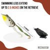 LUNKERHUNT Frog Fishing Lure for Bass Fishing | Pocket Frog Lure 1.75 Inch | Topwater Fishing Lures with Weedless Hooks for Trout, Pike in Saltwater and Fresh Water
