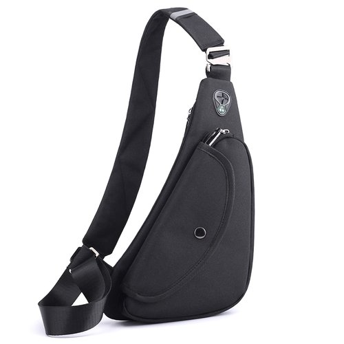 Peicees Sling Bag For Men Women Small Crossbody Backpack Shoulder Bag Man Purse Chest Bag For Hiking Travel