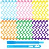30 Pieces Hair Curlers Kit for Women and Girls, Wave Style Spiral Curls No Heat Rollers with Hooks for Long Hairstyles (30 cm/ 11.8 Inch)