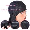 Headband Wig Human Hair Wigs Body Wave Headband Wig Glueless Human Hair Wig for black women human hair glueless, None Lace Front Wigs 180% Density Wear and Go Wig Machine Made Headband Wigs(20in)