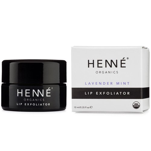 Henné Organics Lip Exfoliator - Natural and Organic Sugar Scrub - Lavender Mint