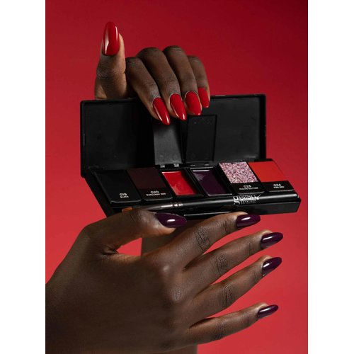 Gelish Cream Gel - Solid Gel Nail Polish, Solid Gel Nail Polish Palette, Cream Gel Nail Polish with Brush, LED Cure, Long-Lasting Soak Off Polish (Getting Reddy, 1)