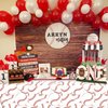 PTECDROTS 4 Pcs Baseball Tablecloths, Disposable Baseball Party Decorations Table Covers, Baseball Pattern Table Cloth for Boys Baseball Sports Event Birthday Party Supplies, 51x86 Inch
