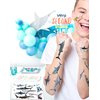 108 Pieces Shark Tattoos Stickers,Shark Themed Tattoos Stickers Party Decoration Supplies Party favors for Kids Adults