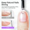Gelike EC Gel Nail Glue UV - 6 in 1 Gel Glue for Nail Tips,Base Coat Free,Strong Adhesive for Press on Nails Acrylic Tips