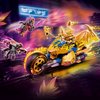 LEGO NINJAGO Jay's Golden Dragon Set, 71768 Toy Motorcycle with Dragon, Spider Figure and Jay Minifigure, Birthday Gift Idea for Kids 7 Plus