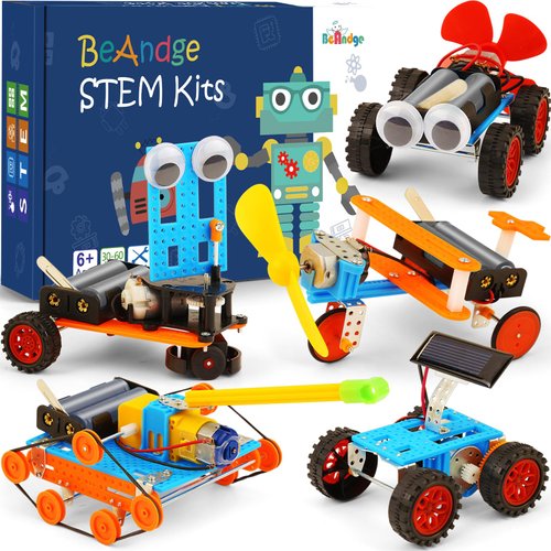 STEM Kits for Kids Crafts 6-8 8-12, Boys Gifts Toys for 6 7 Year Old Boy Birthday Gift, STEM Toys Craft Kits 6+ 7+ yr, Robotics Science Activities Robot Building Kit Age 5-7 8-10 8 9 10 11 12 Years